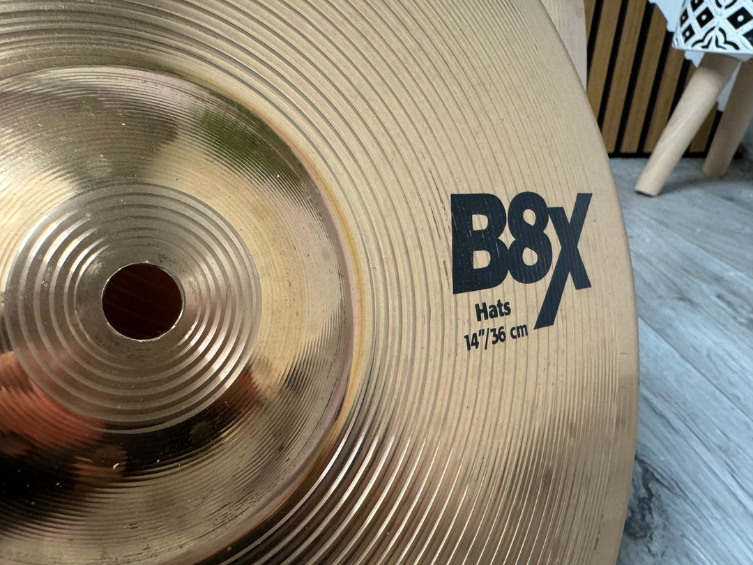 Sabian B8X Hi Hats 14"/35cm Cymbals (Pair) #VK54