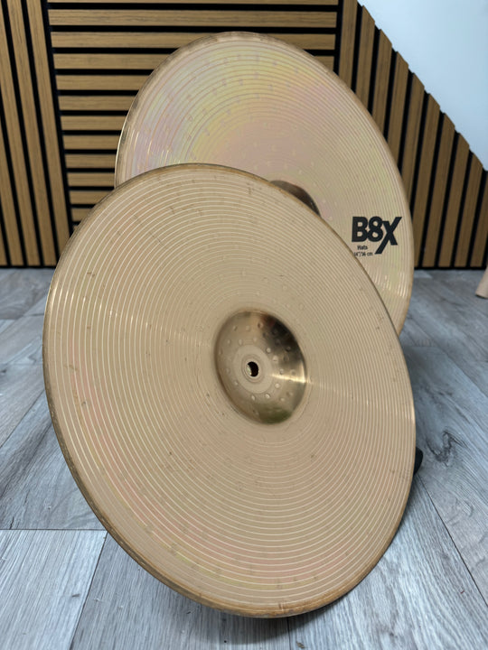 Sabian B8X Hi Hats 14"/35cm Cymbals (Pair) #VK54