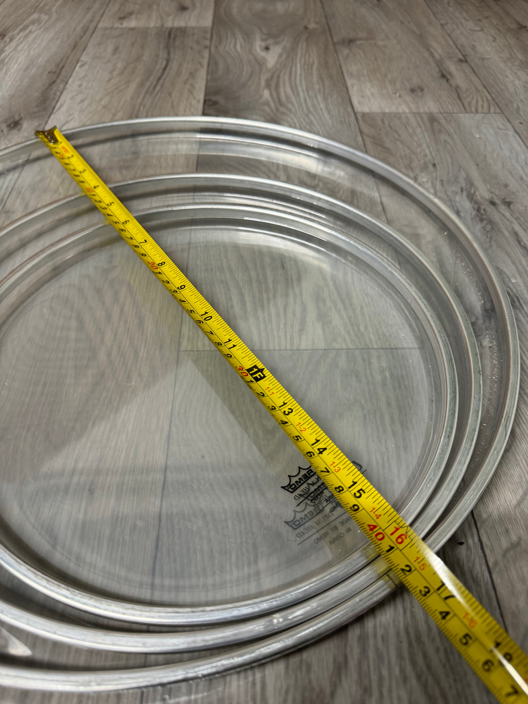 REMO UT Clear Tom Drum Heads Set Of 3 / Rock Fusion Size #VK62