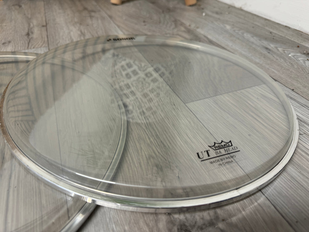 SONOR REMO UT Clear Tom Drum Heads Set Of 4 / Rock Size #VK64