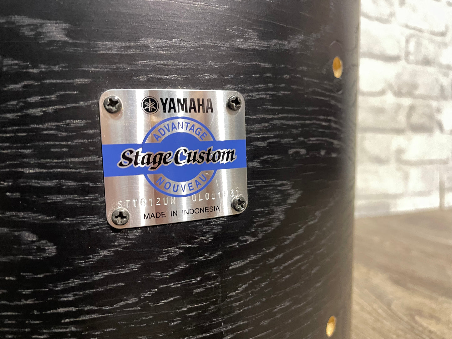 Yamaha Stage Custom Tom Drum Shell 12”x9” Bare Wood Project #AW26/JB43