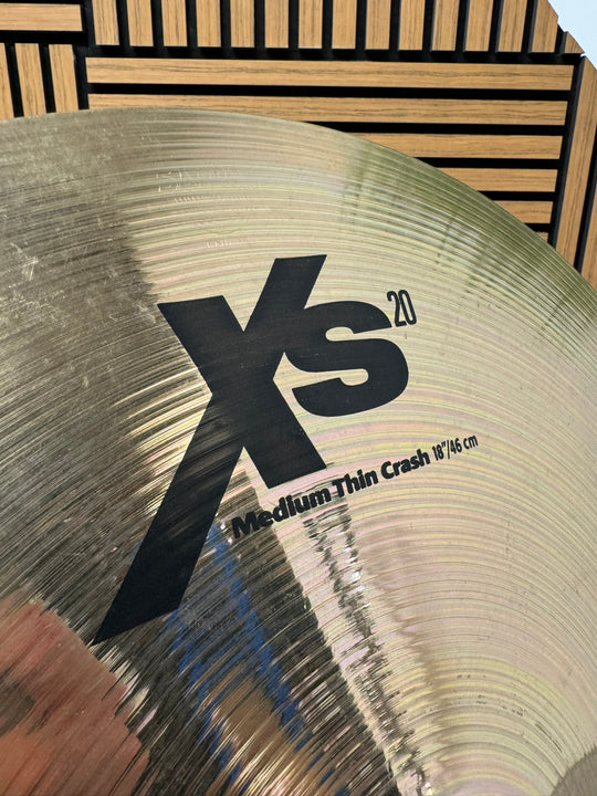 Sabian XS20 Medium Thin Crash 18”/45cm Cymbal / Accessory #WT14