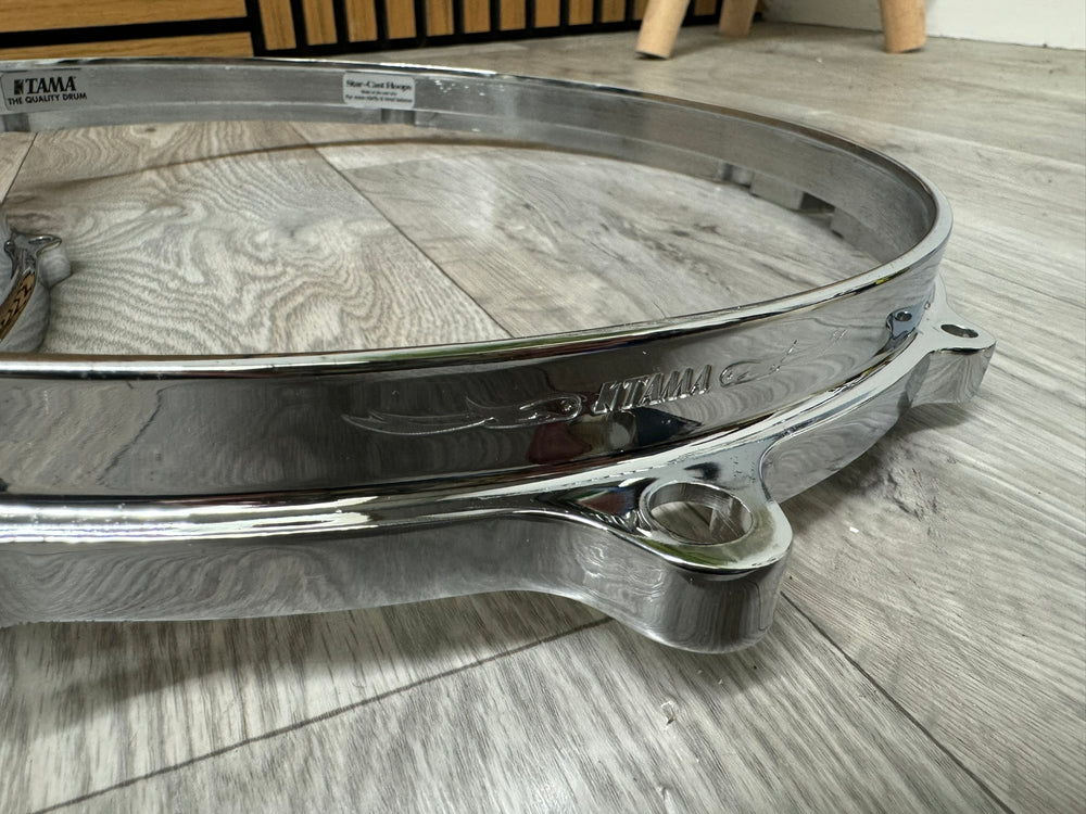 TAMA Star-Cast 13” Die-Cast Drum Hoops Rims 6-Lug Hardware Tension #WF37
