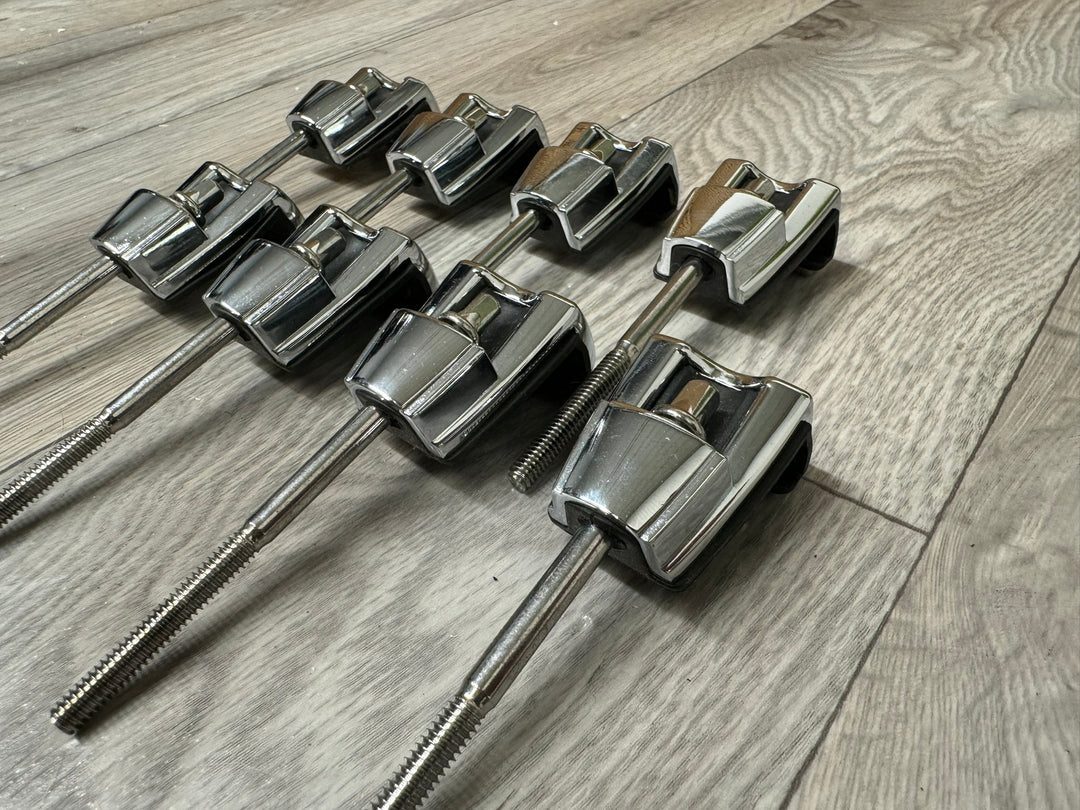 TAMA Superstar Bass Drum Tension Rods & Claws Drum Hardware x8 #WF43