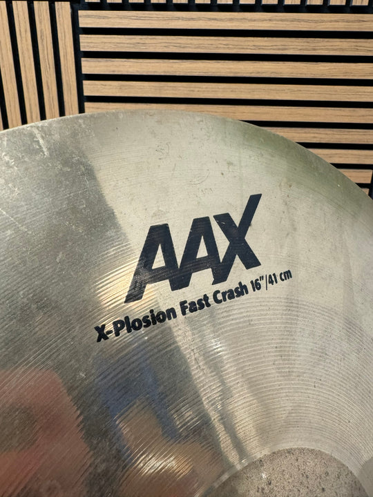 Sabian AAX X-Plosion Fast Crash 16”/40cm Cymbal / Accessory #WT25