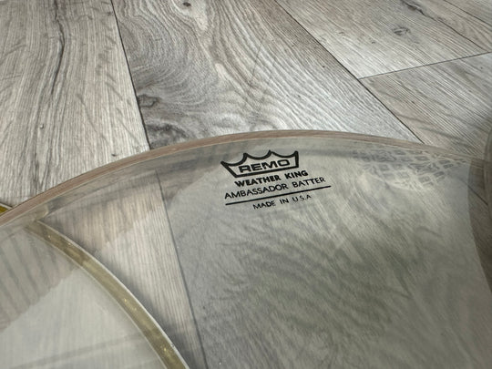 REMO Weatherking Ambassador Tom Rock Size Drum Heads Skins Set Of 3 #WF47