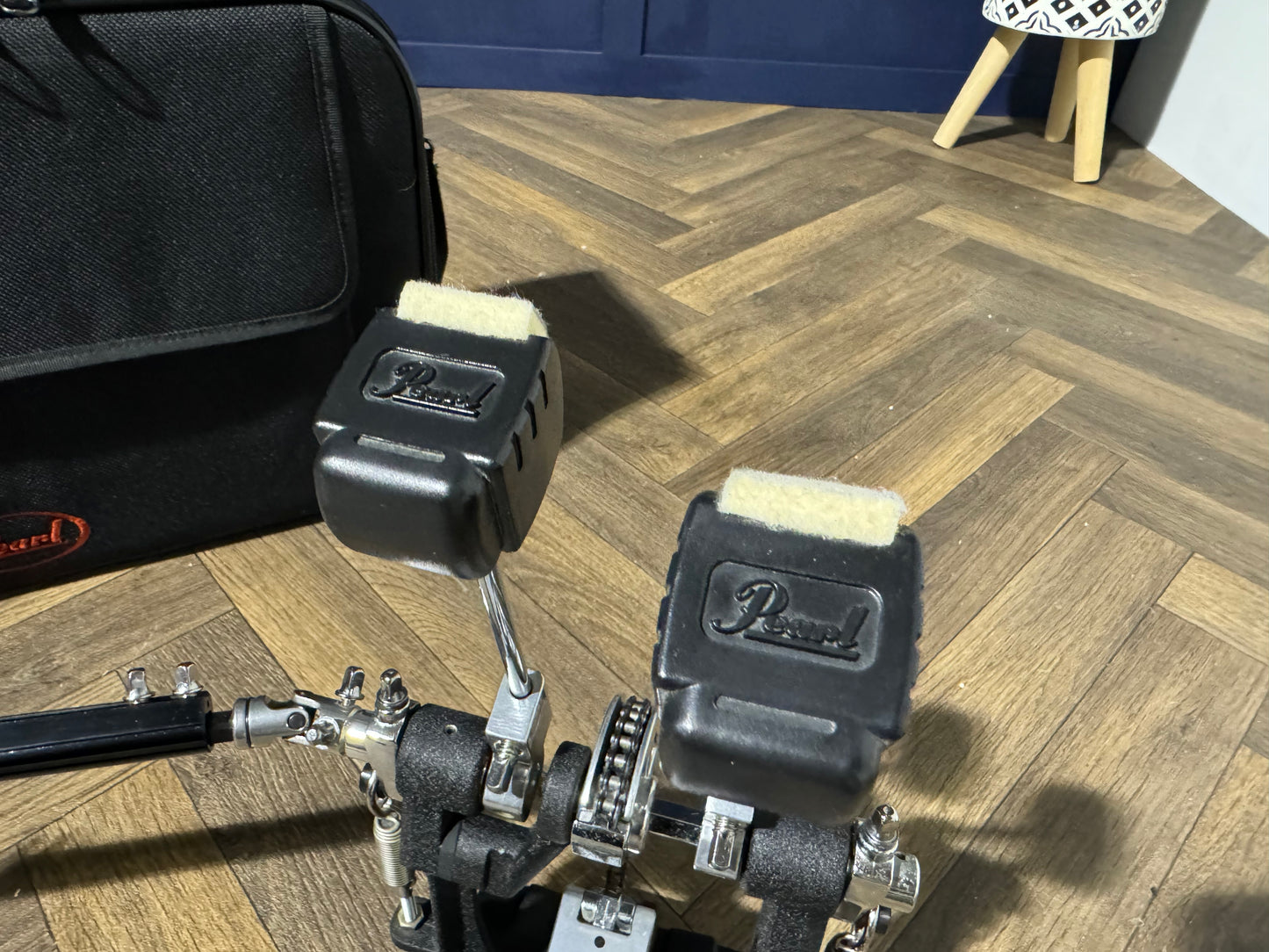 Pearl P-122TW Double Bass Drum Pedal / Kick Pedal / Hardware #MT32