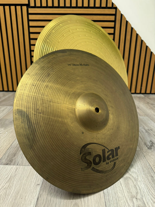 Solar by Sabian Hi Hats 14"/35cm Cymbals (Pair) #WF59