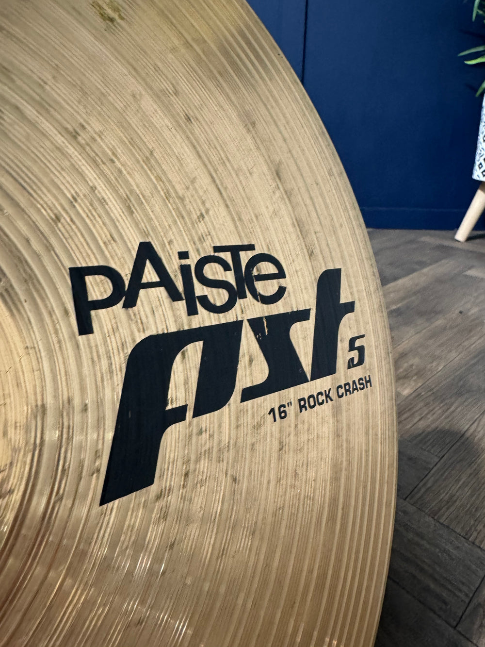 Paiste PST5 Rock Crash 16"/40cm Cymbal / Drum #NM9