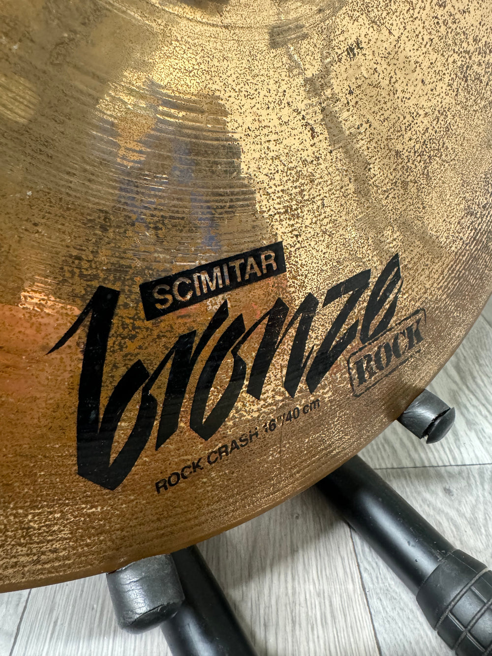 Zildjian Scimitar Bronze Crash 16"/40cm Cymbal / Accessory (Repaired) #VK123