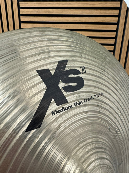 Sabian XS20 Medium Thin Crash 14”/35cm Cymbal / Accessory #WF68