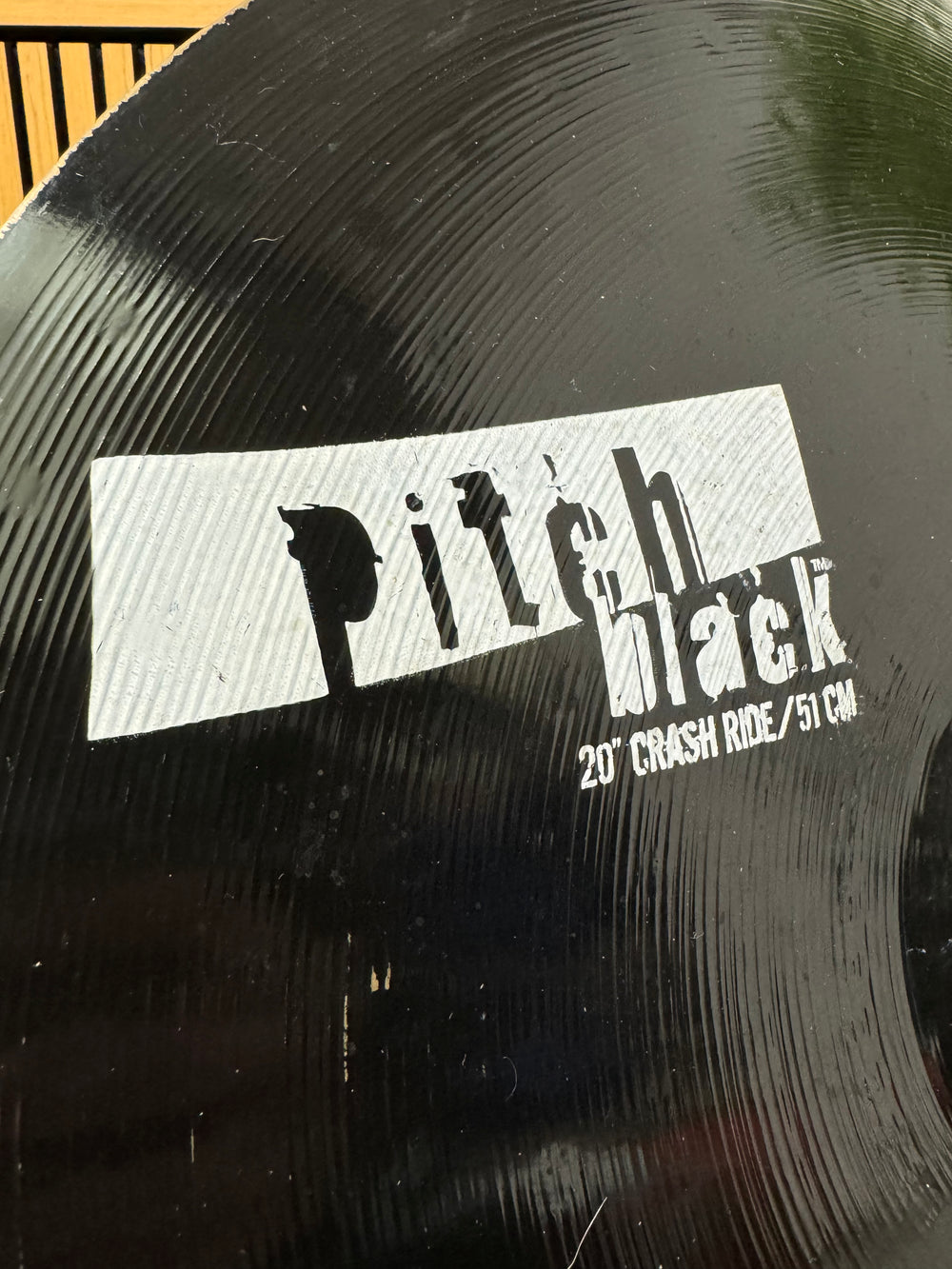 Zildjian Pitch Black Crash Ride Cymbal 20”/51cm / Drum Accessory #VK125