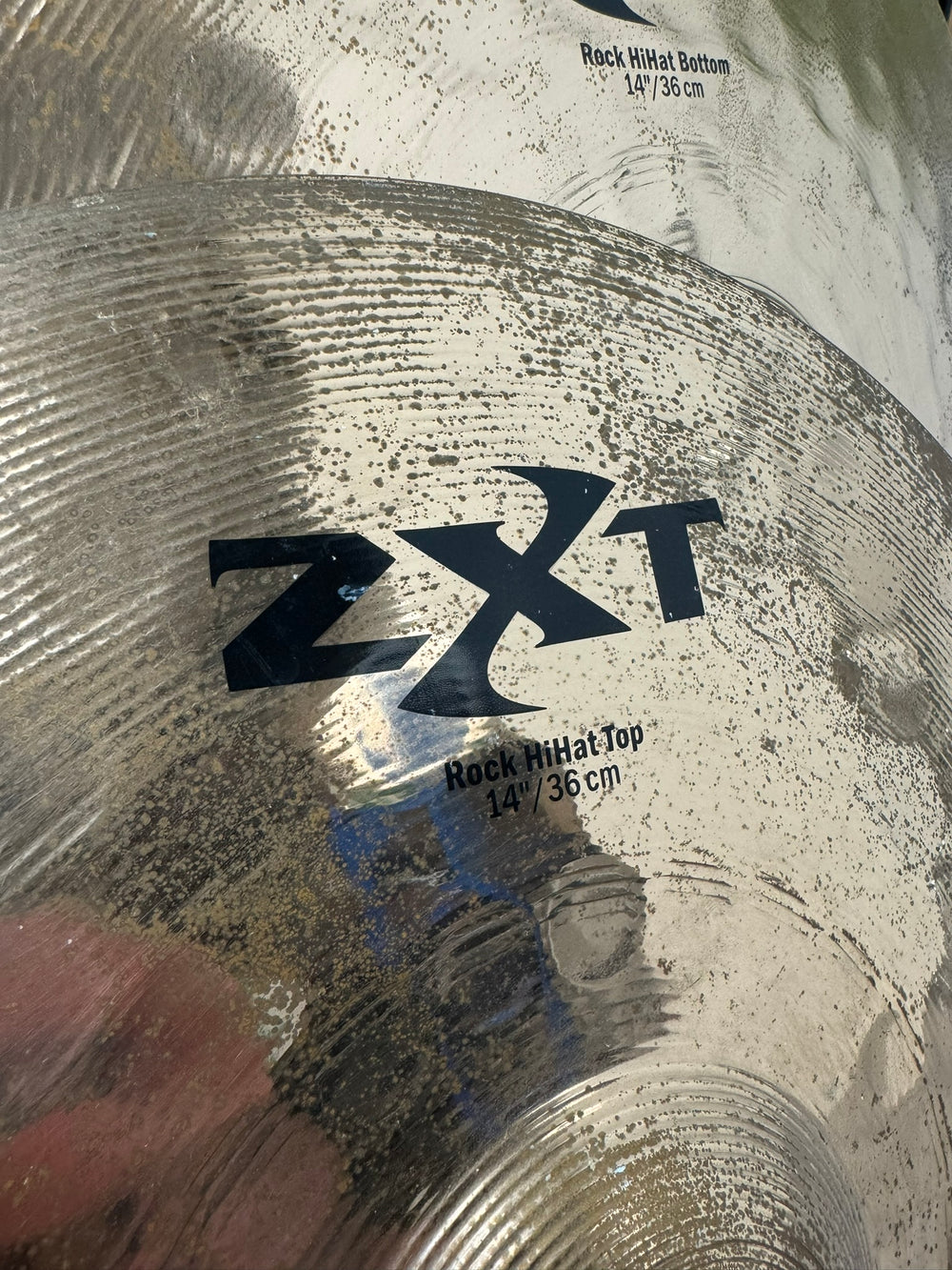 Zildjian ZXT Rock Hi Hats 14"/35cm Cymbals (Pair) #WF75
