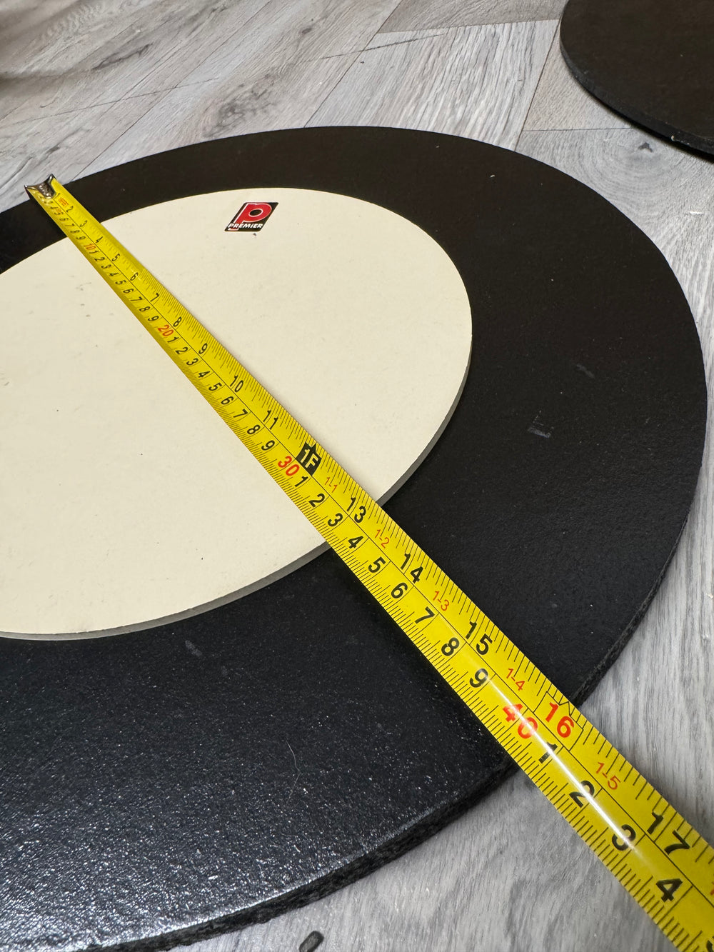 Vintage Premier Drum Silencer Pad Set / Practice Pads x5 / Accessory #VK135