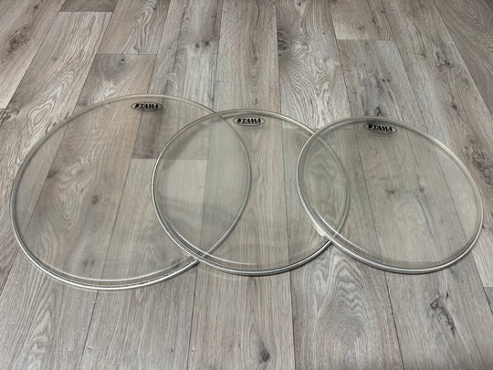 TAMA Resonant Tom Rock Size Drum Heads Set Of 3 #OQ83