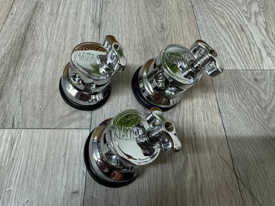 Natal Arcadia Floor Tom Drum Leg Holders Hardware Mounts x3 #WV6