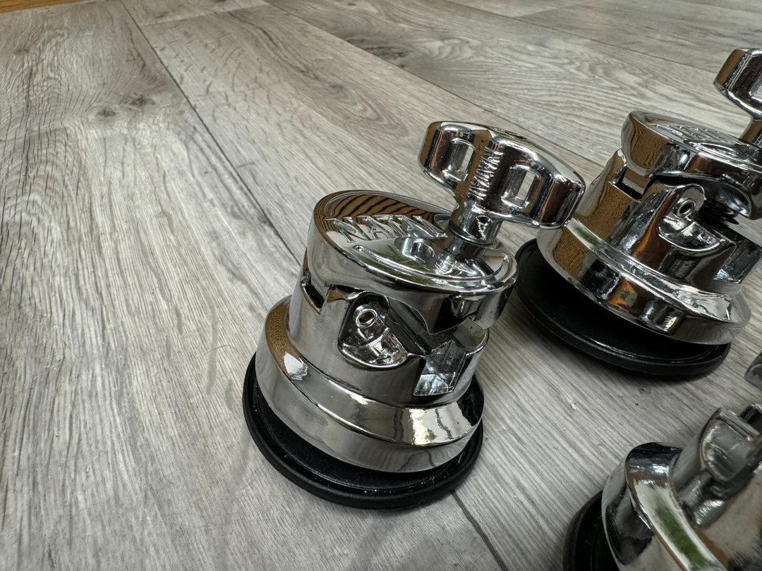 Natal Arcadia Floor Tom Drum Leg Holders Hardware Mounts x3 #WV6