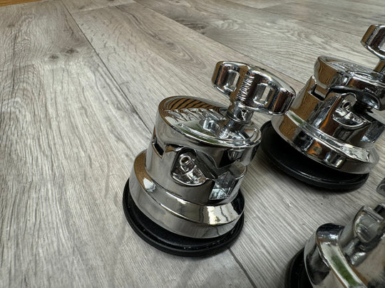 Natal Arcadia Floor Tom Drum Leg Holders Hardware Mounts x3 #WV6