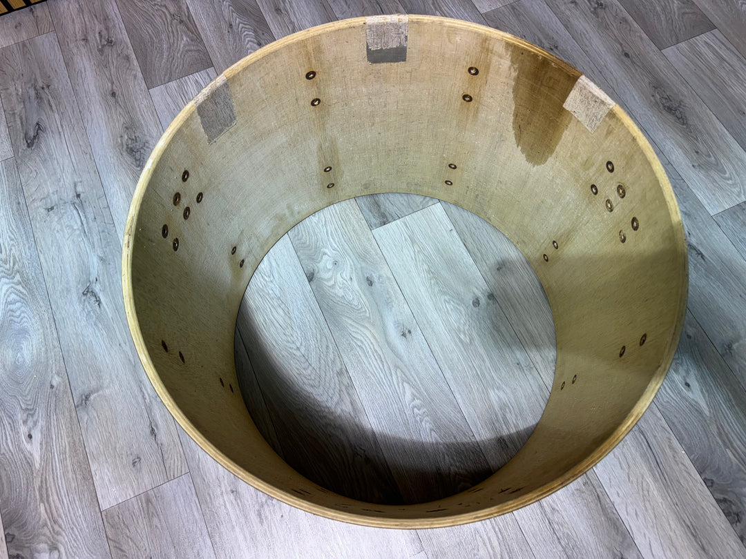 Yamaha 4000 Bass Drum Shell 22”x16” Bare Wood Project / Upcycle #OC42