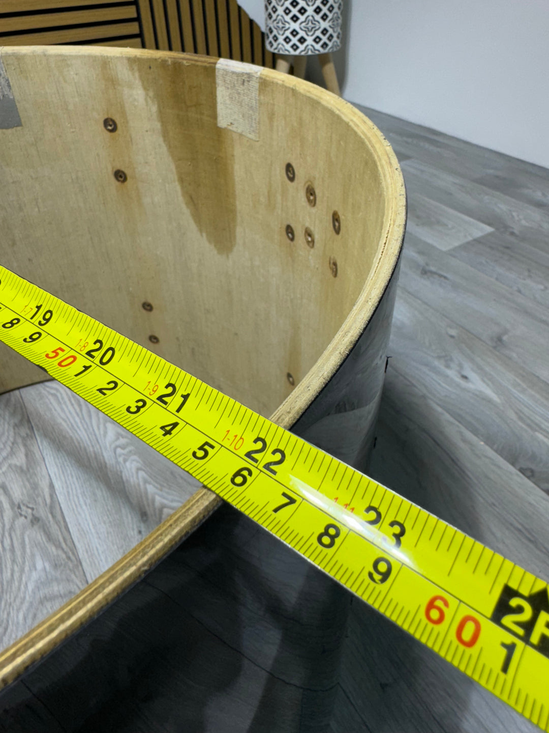 Yamaha 4000 Bass Drum Shell 22”x16” Bare Wood Project / Upcycle #OC42