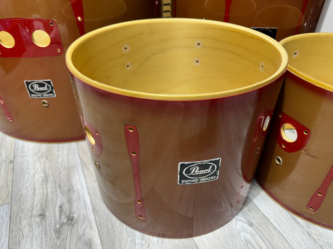 Pearl Export Shell Set x5 / Bare Wood Project / Upcycle #OC43