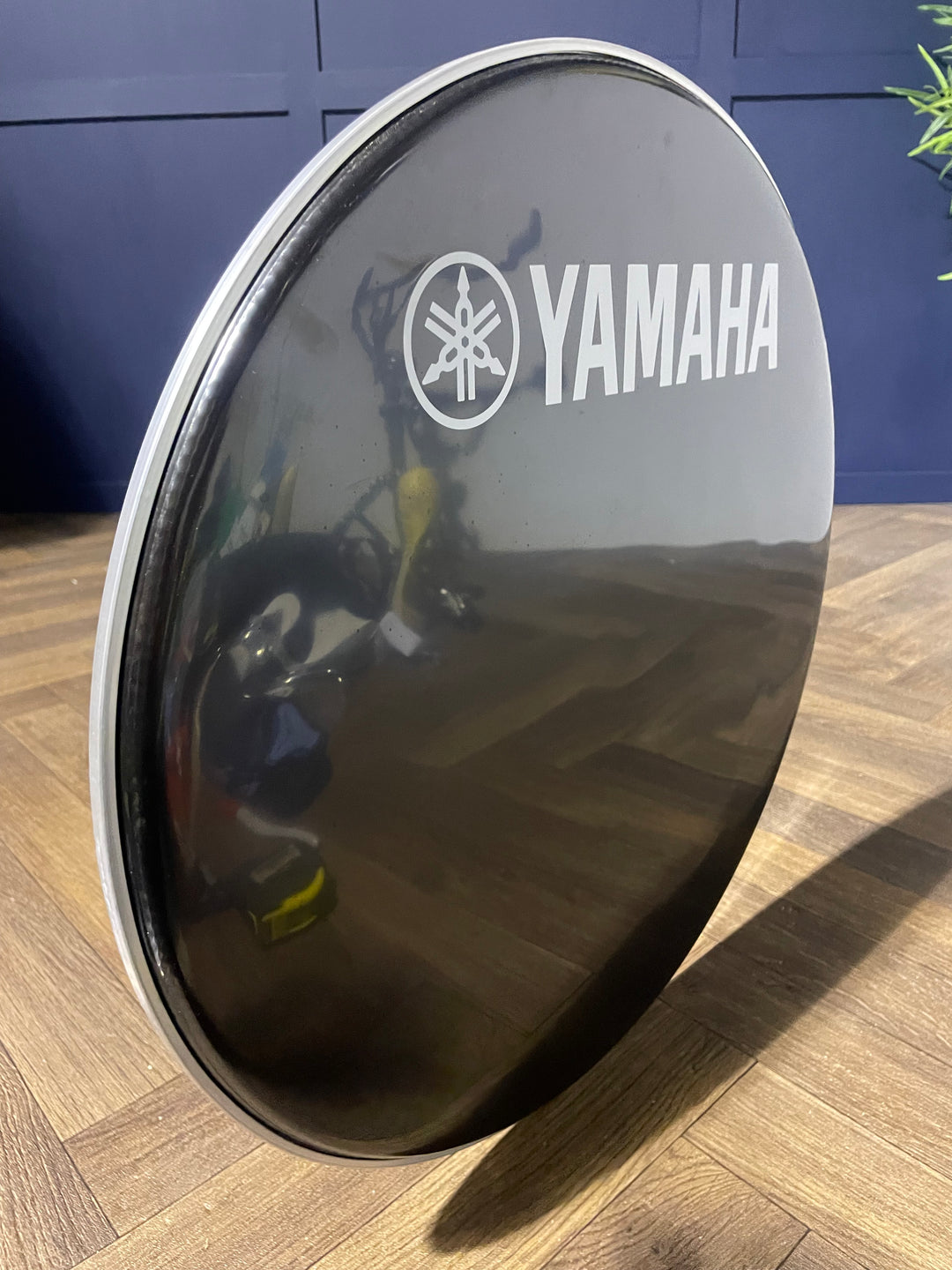 Yamaha Bass 20" Drum Heads (Pair) / Black & Clear #NB81