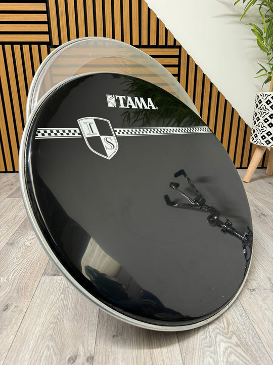 TAMA Bass 22" Drum Heads (Pair) / Black & Clear #WF98