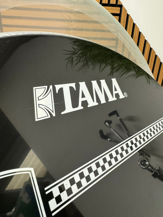 TAMA Bass 22" Drum Heads (Pair) / Black & Clear #WF98