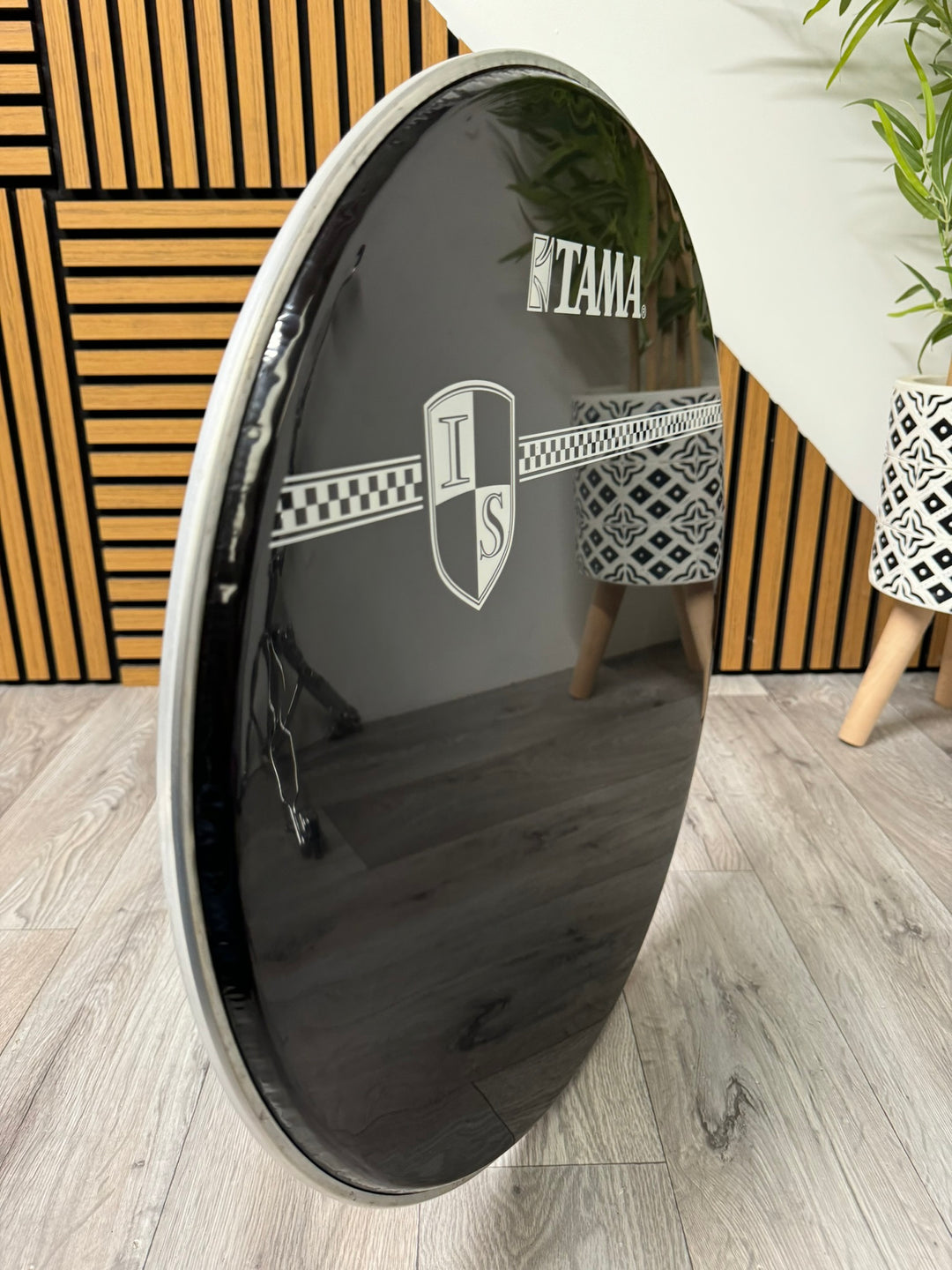 TAMA Bass 22" Drum Heads (Pair) / Black & Clear #WF98