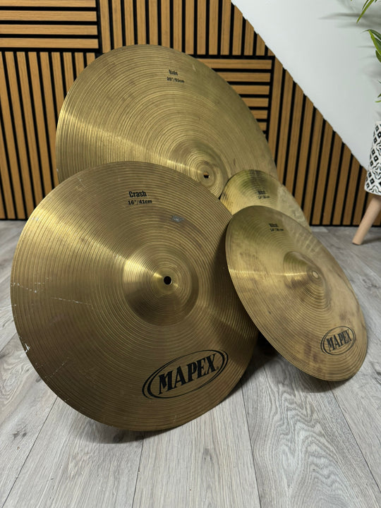 Mapex Cymbal Set / 14" 16" 20" / Drum Accessory #VL3