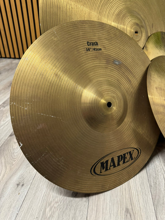 Mapex Cymbal Set / 14" 16" 20" / Drum Accessory #VL3
