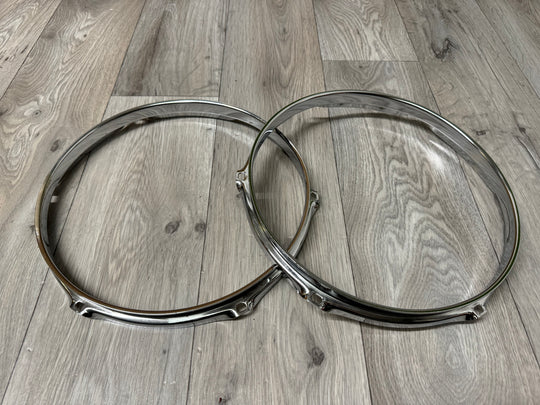 Pearl Tom Drum 10” 6-Lug Hoops Rims Hardware Tension #OQ104