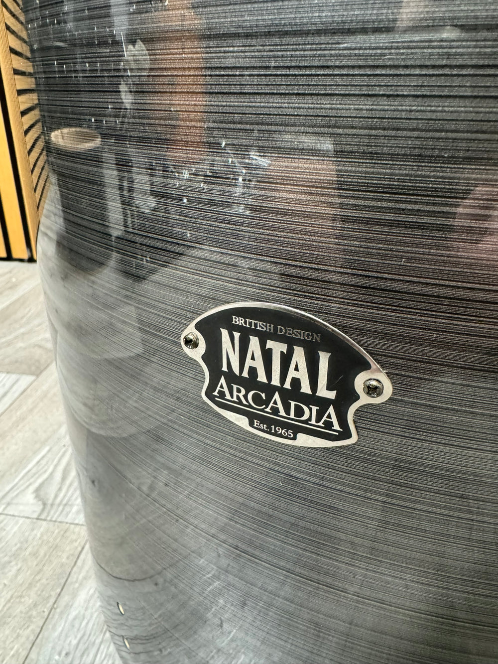 Natal Arcadia Floor Tom Drum Shell 16”x16” Bare Wood Project #WV22