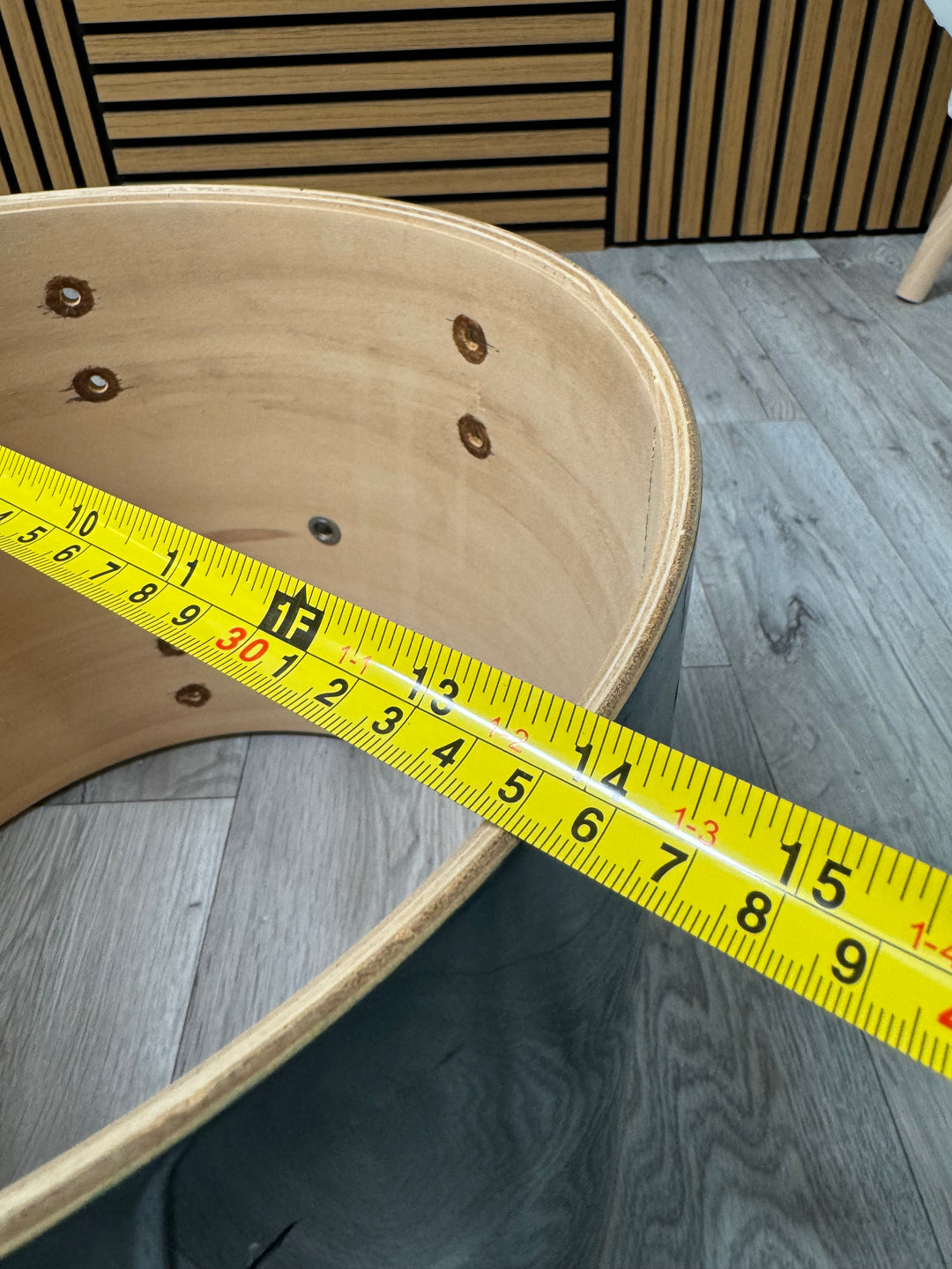 Pearl Export Tom Drum Shell 14”x12” Bare Wood Project #OQ113