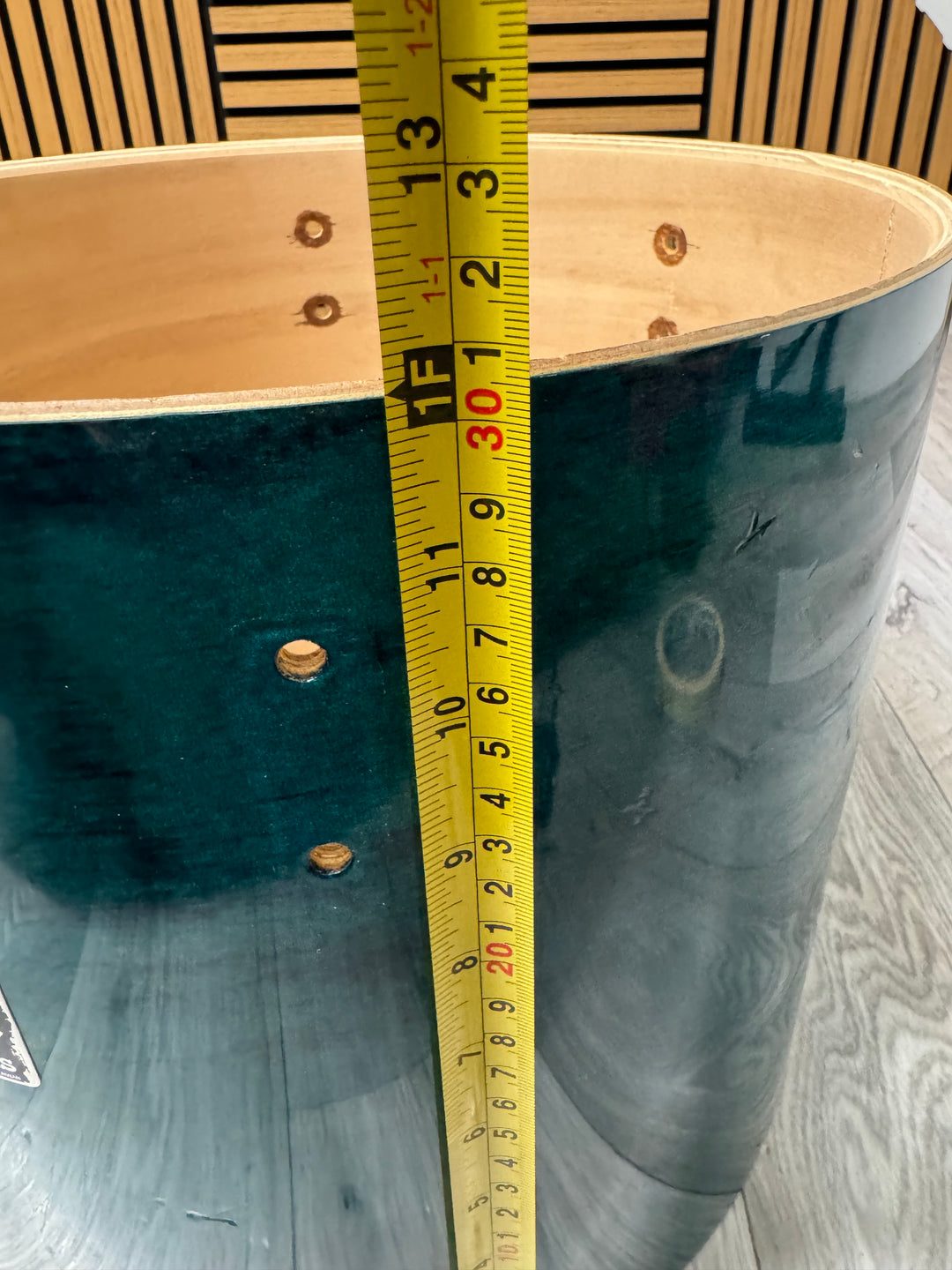 Pearl Export Tom Drum Shell 14”x12” Bare Wood Project #OQ113