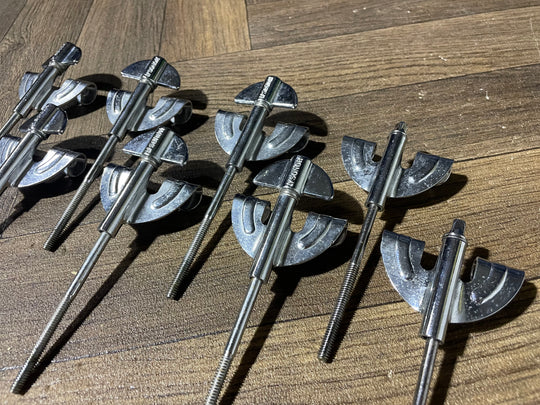 Sonor Bass Drum Tension Rods and Claws Hardware x8 #NB92