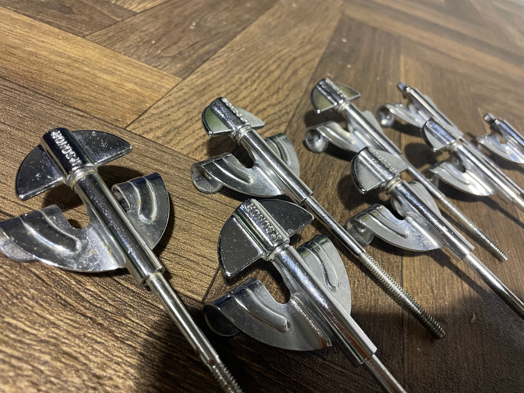 Sonor Bass Drum Tension Rods and Claws Hardware x8 #NB92