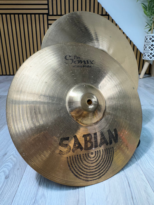 Sabian Pro Sonix Hats 14”/36cm Hi Hat Cymbals (Pair) #OC63