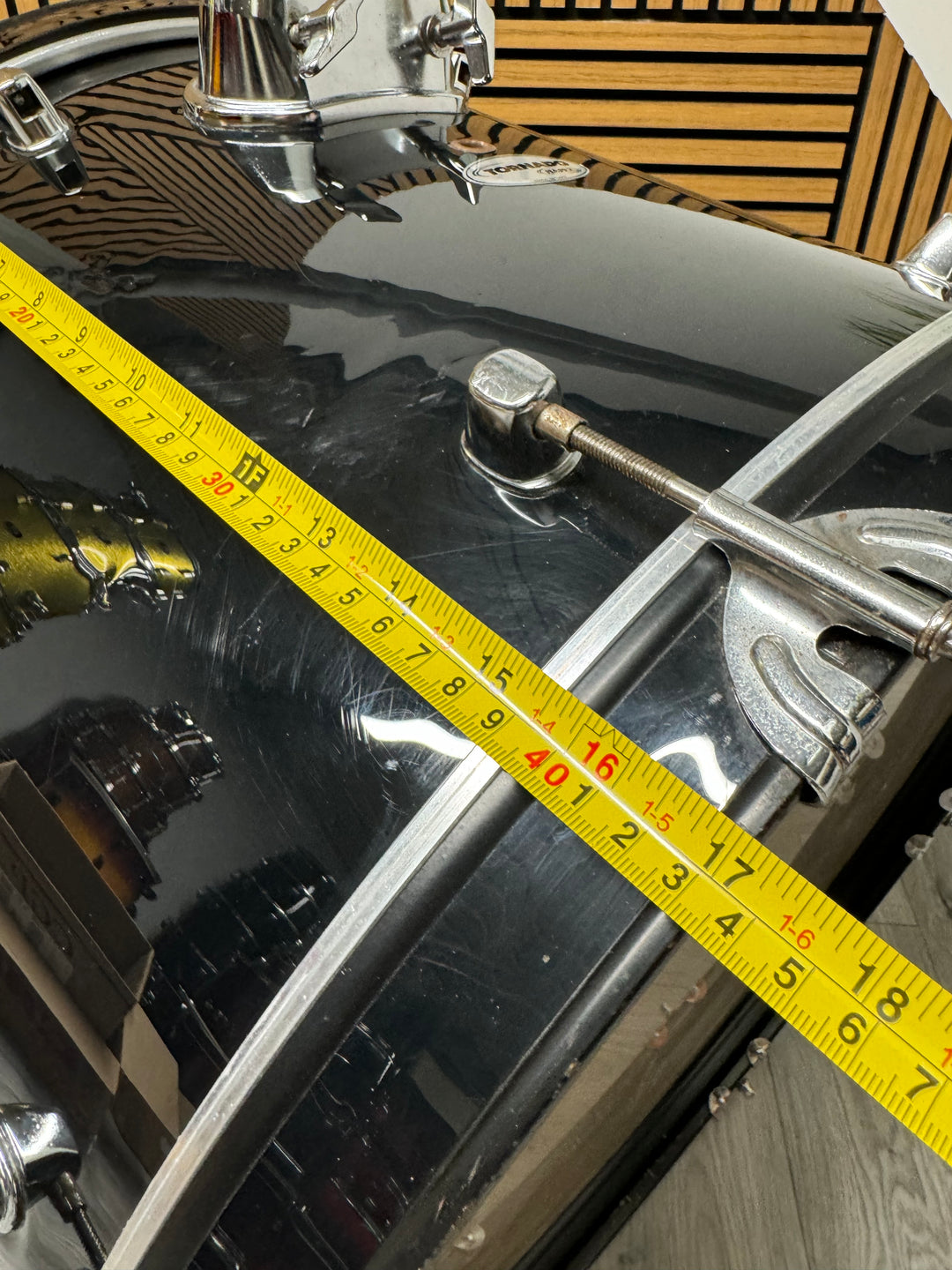 Mapex Tornado 22"x16" Bass Drum / Kick Drum / Black #OQ121