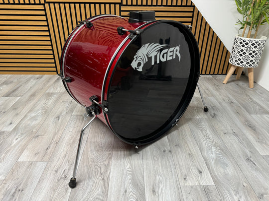 Tiger 22"x16" Bass Drum / Kick Drum / Red #OQ124