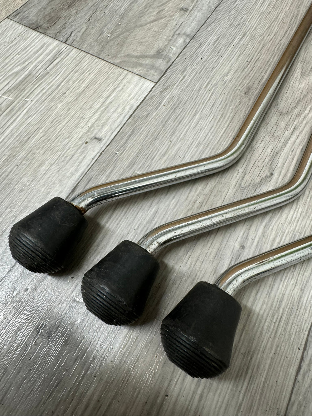 Floor Tom Drum Leg Stands Spares / Hardware x3 #WF126