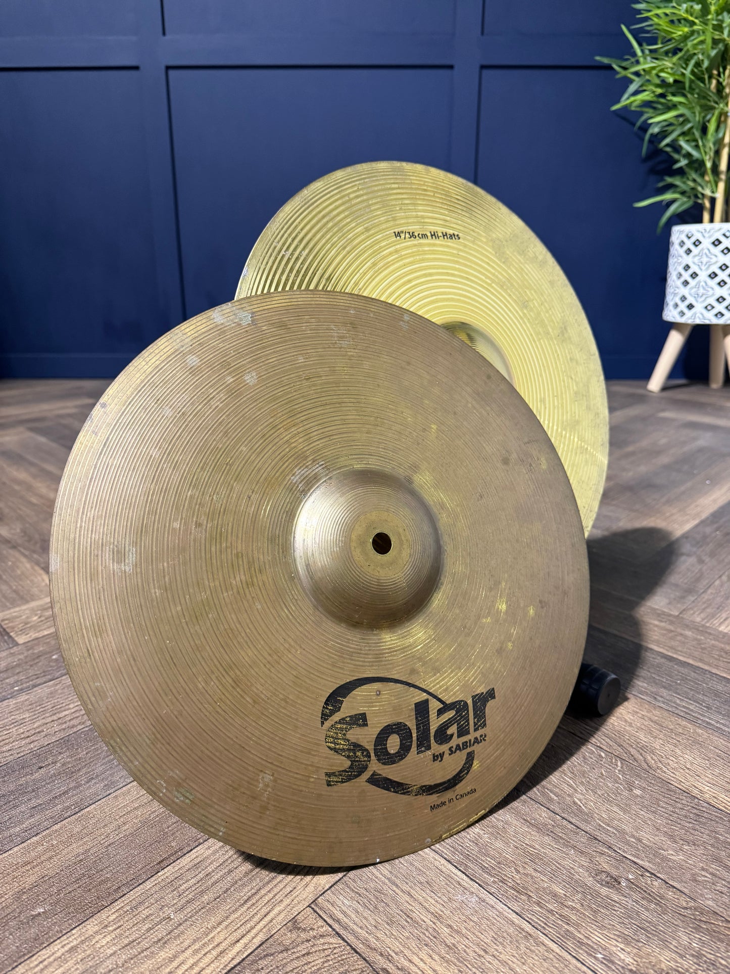 Solar by Sabian Hi Hats 14”/36cm Hi Hat Cymbals (Pair) #MU27