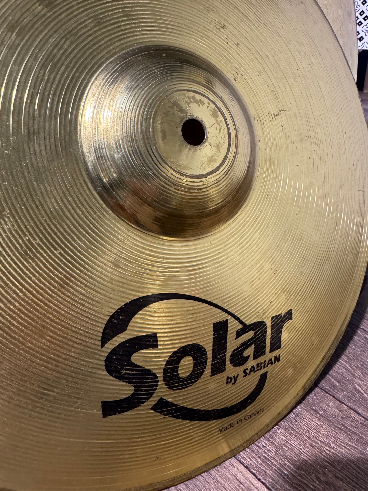 Solar by Sabian Hi Hats 14”/36cm Hi Hat Cymbals (Pair) #MU30