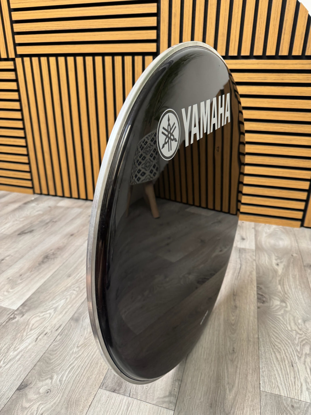 Yamaha by Remo Bass 22" Drum Heads (Pair) / Black & Clear #WQ1