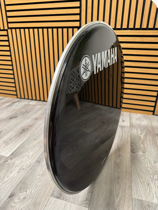 Yamaha by Remo Bass 22" Drum Heads (Pair) / Black & Clear #WQ1