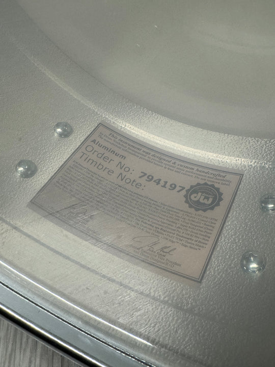 DW Collectors Aluminum 13”x5.5” Snare Drum / 8-Lug #VM7