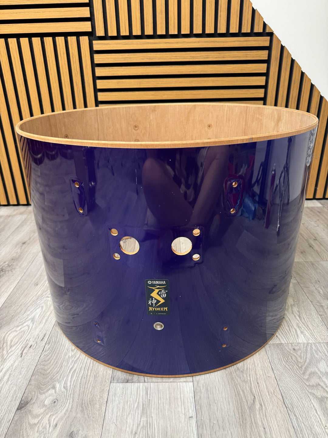 Yamaha Rydeen Bass Drum Shell 22”x16” Bare Wood Project #WQ11