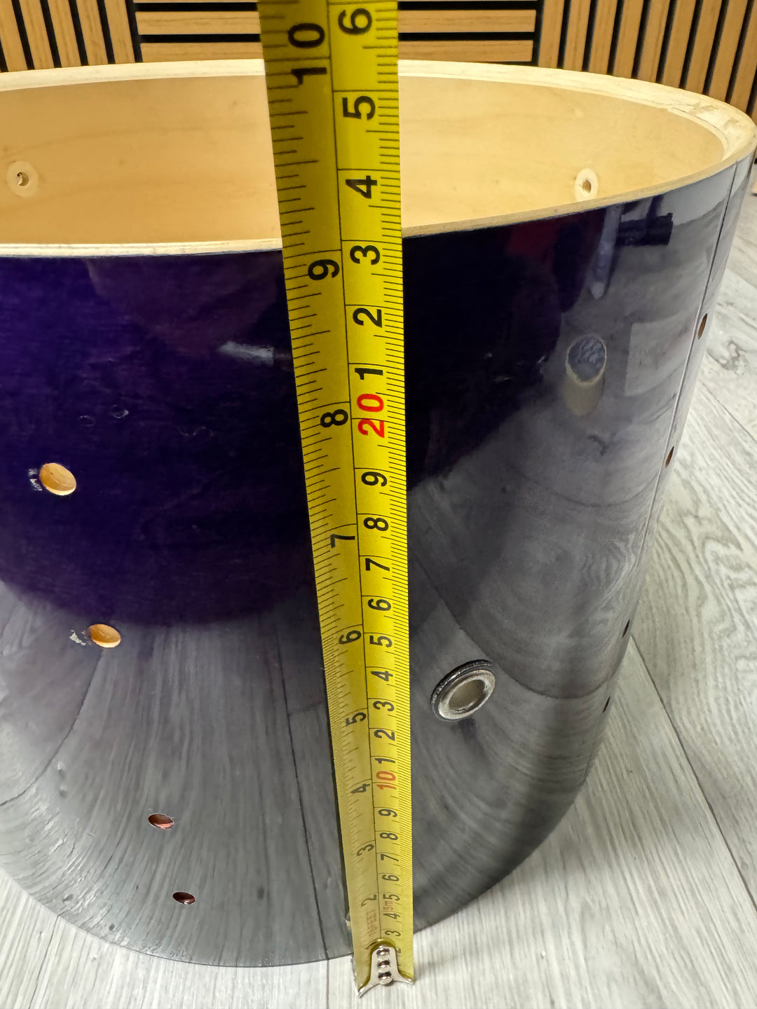 Pearl Export ELX Tom Drum Shell 12”x9” Bare Wood Project #OR30