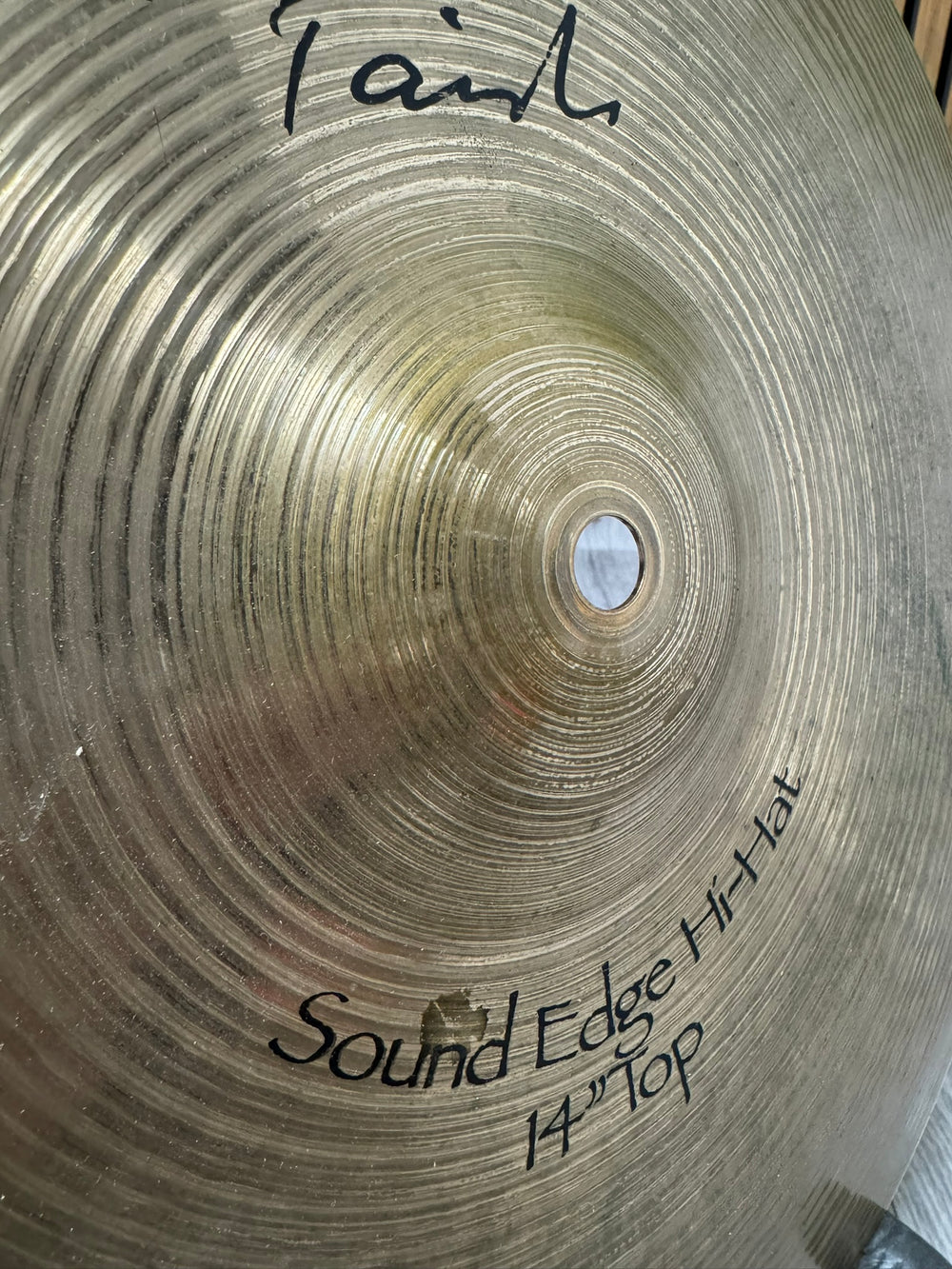 Paiste Signature Series 14"/35cm Hi Hat Top Cymbal *Cracked* #WX14