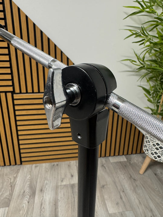 Boom Arm Cymbal Stand / Double Braced Black Hardware #WQ19